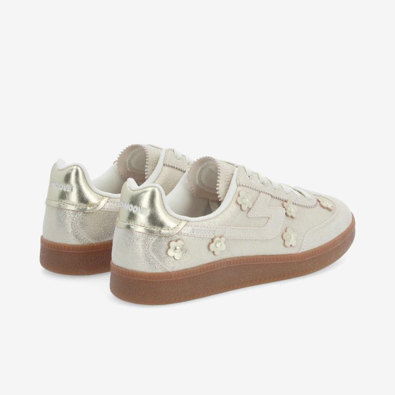 SHEFFIELD FLOWER W - CRYSTAL/FLOWER - GOLD